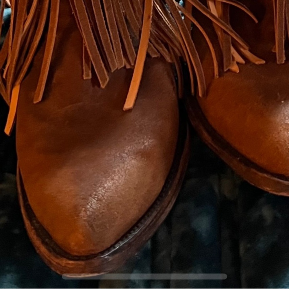 Old Gringo Brown Fringe Boots - Picture 6 of 6